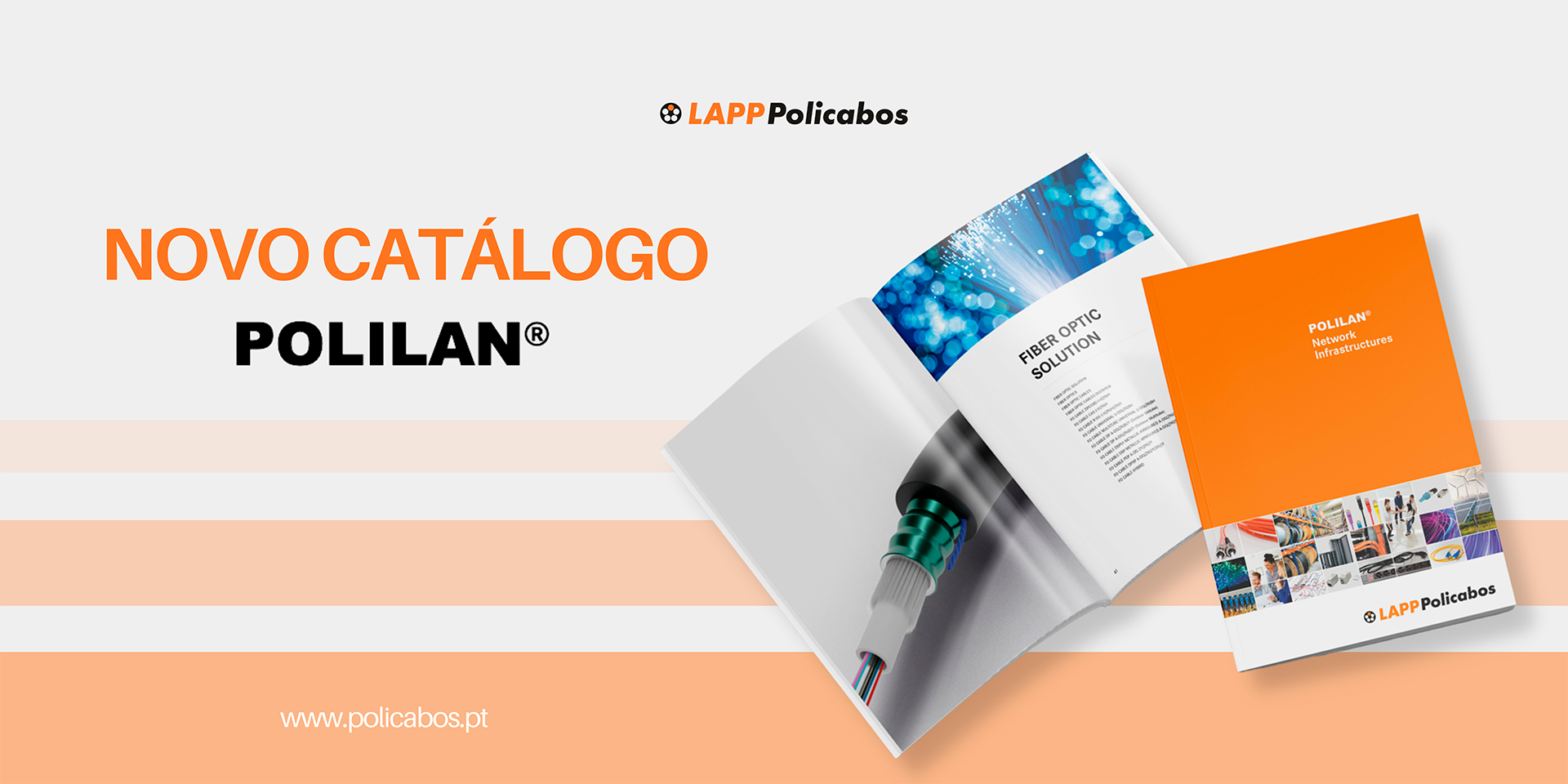 Soluções Inovadoras para Aplicações de Fibra Ótica: Conheça o Novo Catálogo de Infraestruturas de Redes de Comunicações POLILAN
