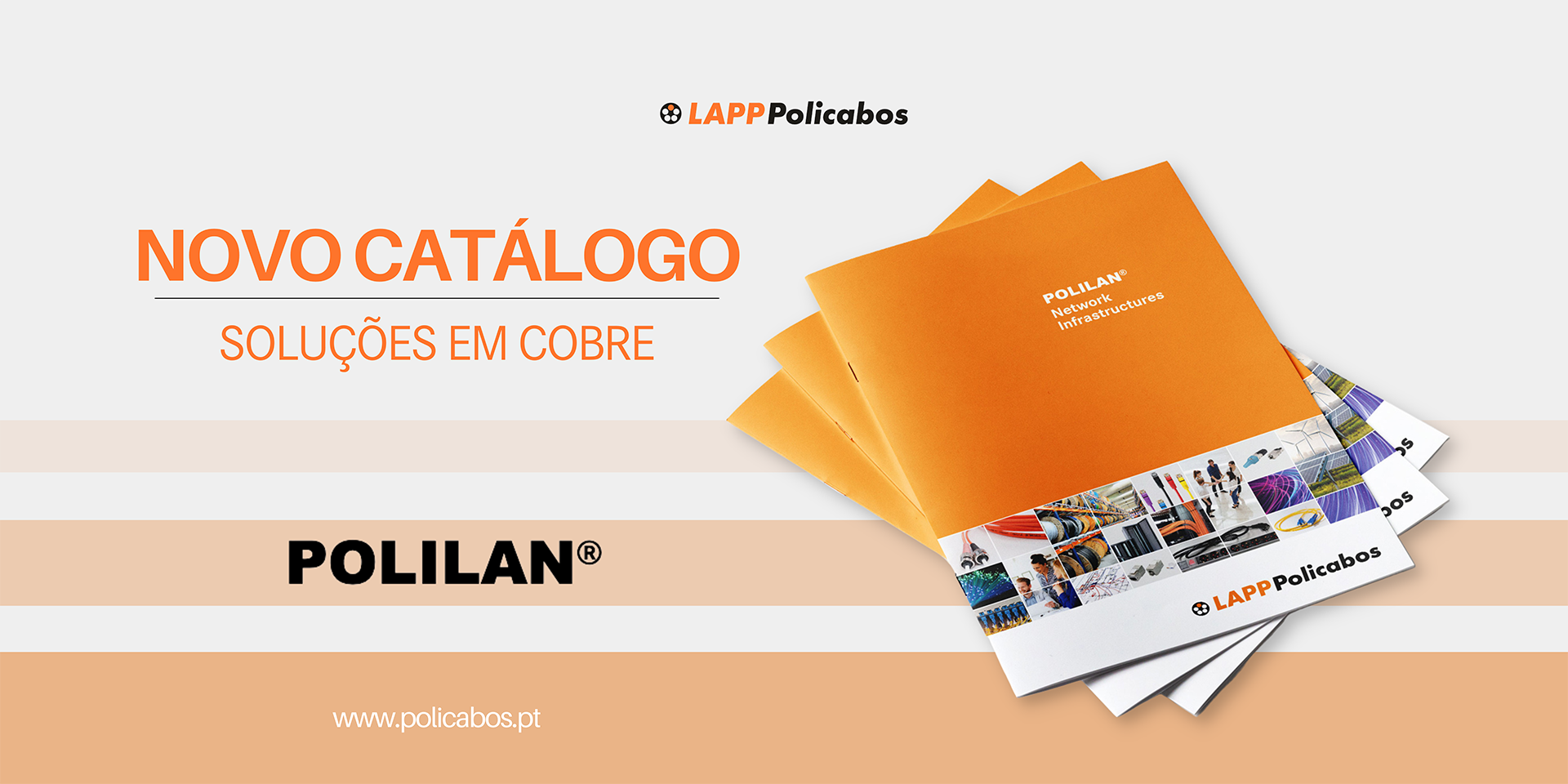 Conheça as novas soluções em cobre do novo catálogo POLILAN para Infraestruturas de Redes de Comunicações